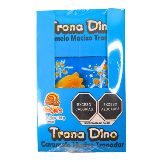 La Tinajita Caramelo Trona Dino 16pz