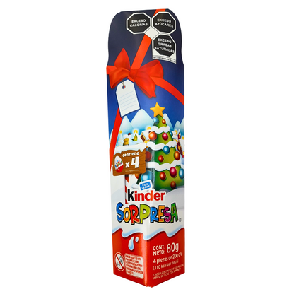 Ferrero Kinder Sorpresa Pack Navideño 4pz