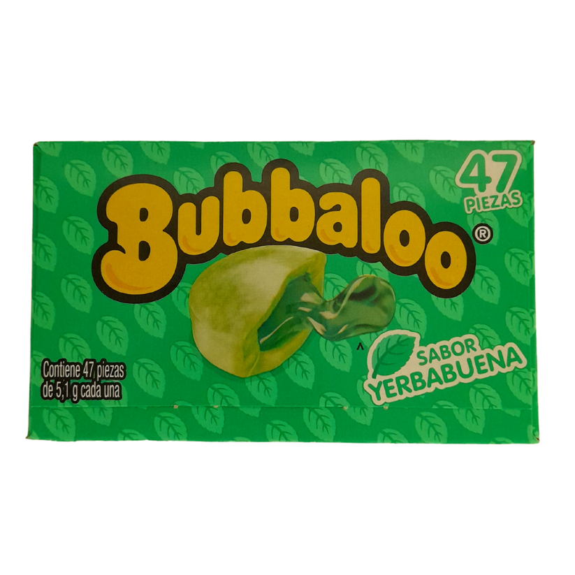 Chicle Bubbaloo Yerbabuena Adams Dulcerías Y Abarroteras Vázquez 4984