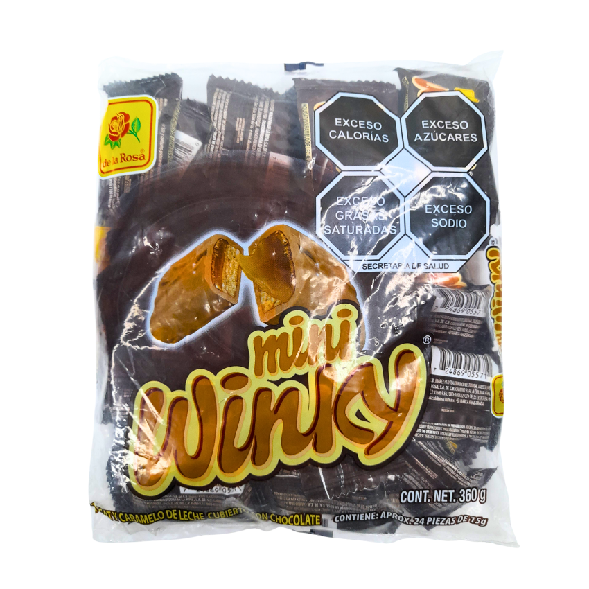 De la Rosa Chocolate Winky Mini 24pz