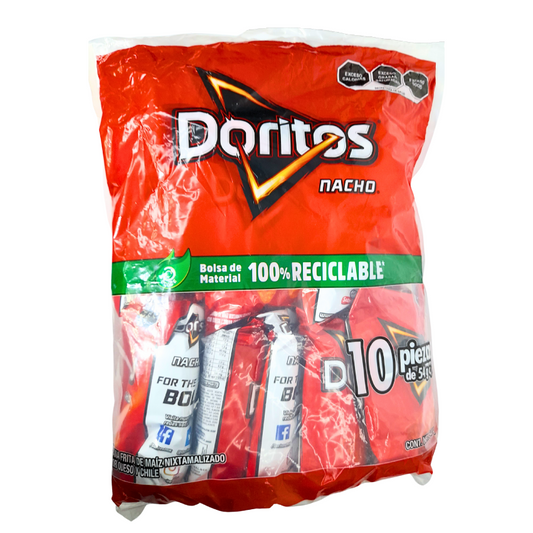 botana de maíz doritos nacho sabritas