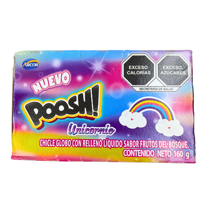 Arcor Chicle Poosh Unicornio 40pz