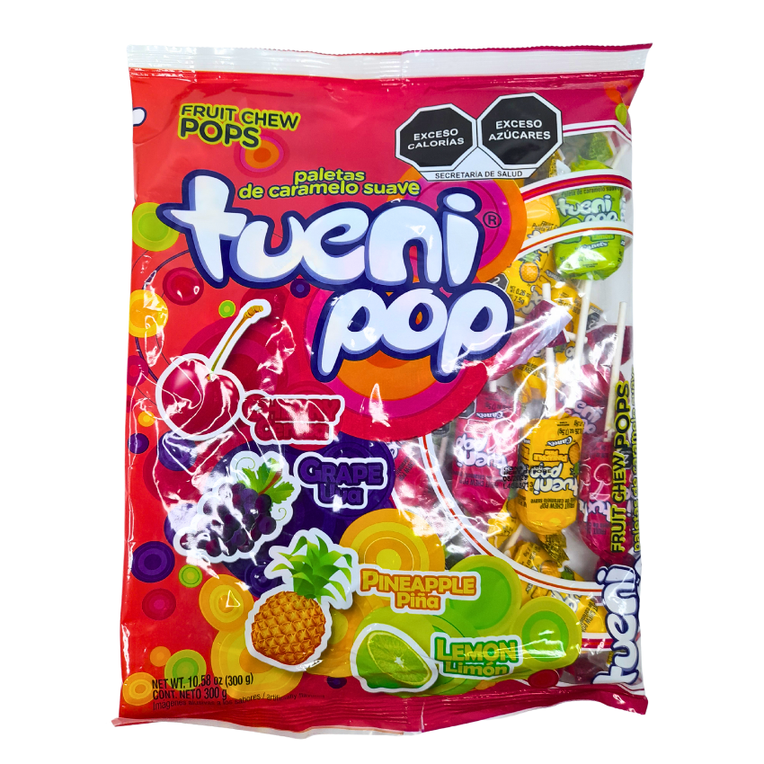 Canel’s Paleta Suave Tueni Pop Frutal 40pz