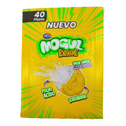 Arcor Chicle Mogul Extrame Maracuyá 40pz