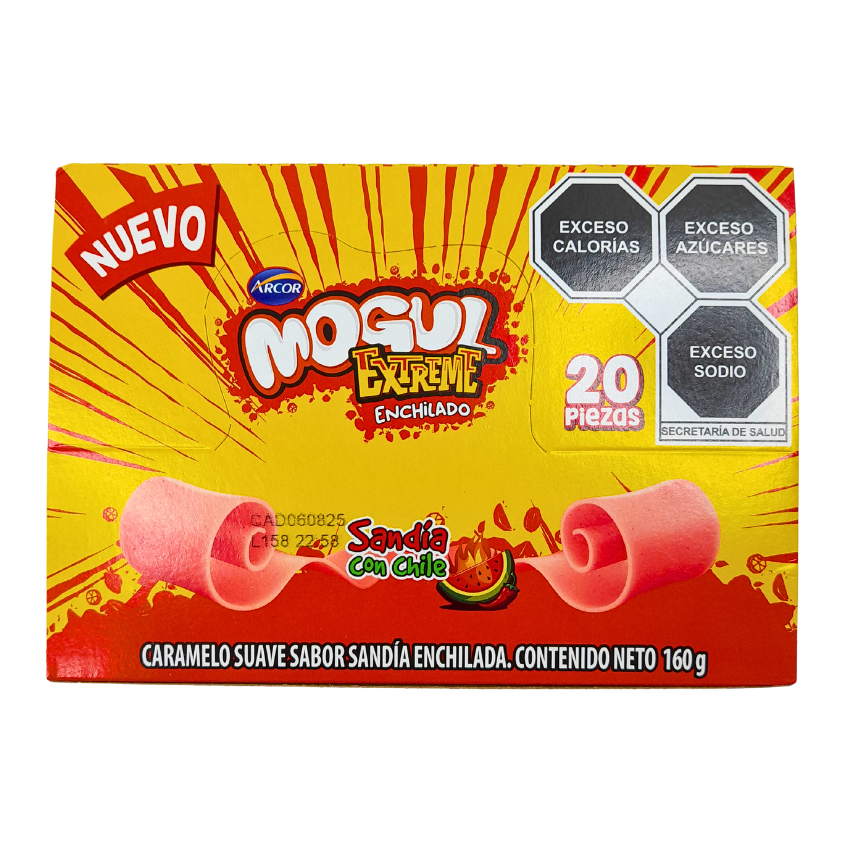 Mogul Extreme Sandía 40pz | Arcor | Dulcerías y Abarroteras Vázquez