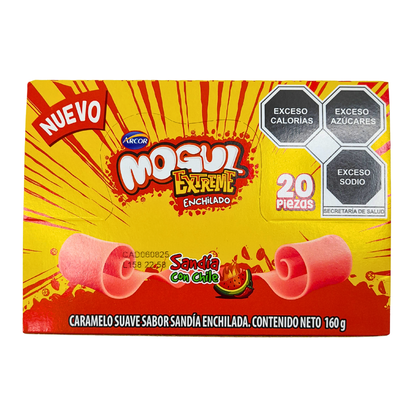 Arcor Chicloso Mogul Extreme Sandía Enchilada 20pz