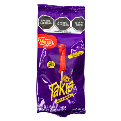 Vero Paleta Takis Fuego 12 Piezas