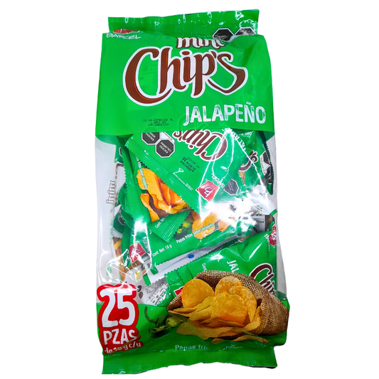 Barcel Chips Jalapeño Pack 25 Piezas