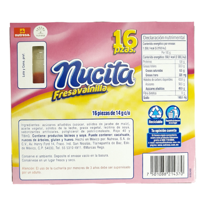 caramelo cremoso sabor fresa y vainilla nucita nutresa