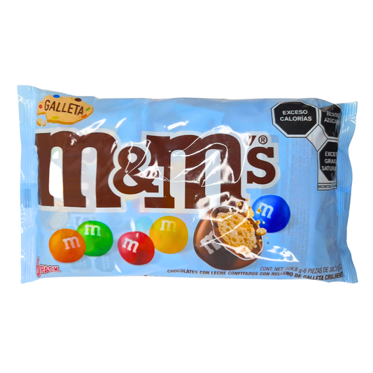 Mars M&M’s Galleta Crujiente 6pz