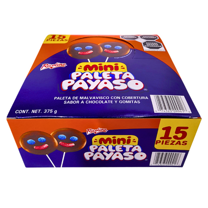 Ricolino Mini Paleta Payaso 15 Piezas