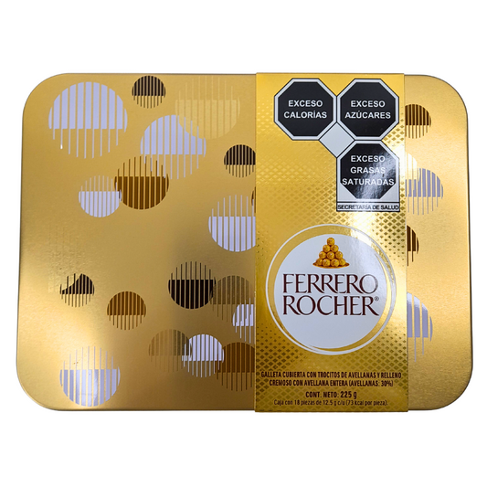 Ferrero Rocher Estuche Metálico 18 Piezas