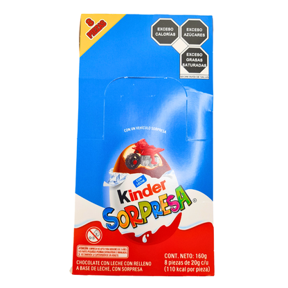 Ferrero Huevito Kinder Sorpresa Vehículos 8 Piezas