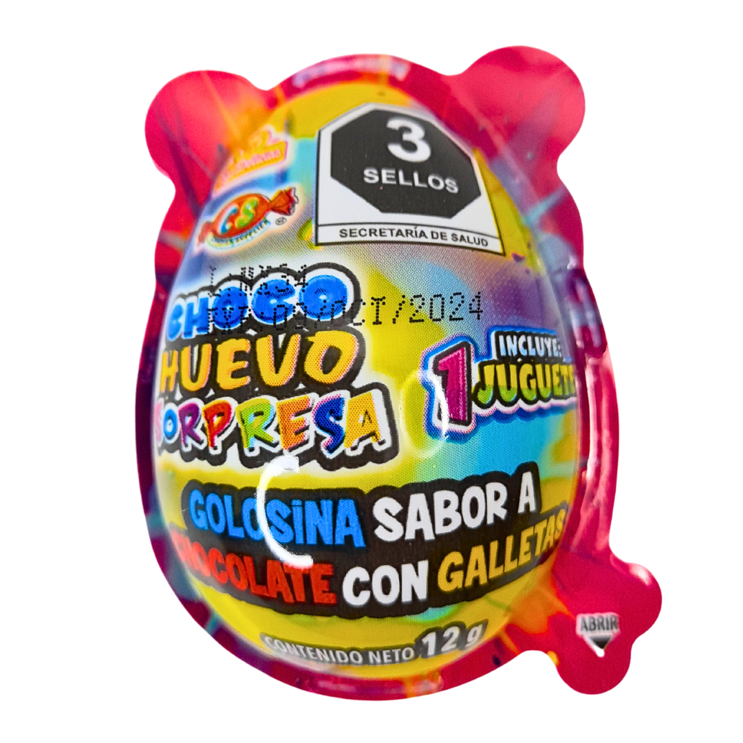 Choco Huevo Sorpresa 24 Piezas | Las Delicias | Dulcerías Vázquez ...