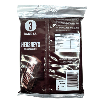 Hershey’s Barra Chocolate Con Leche 40gr 3pz