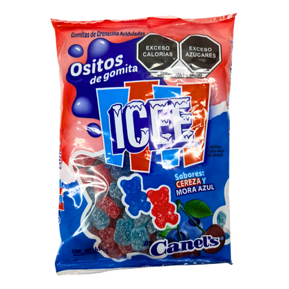 Canel’s Icee Ositos Goma Cereza y Mora Azul 454gr