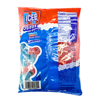 Canel’s Icee Ositos Goma Cereza y Mora Azul 454gr