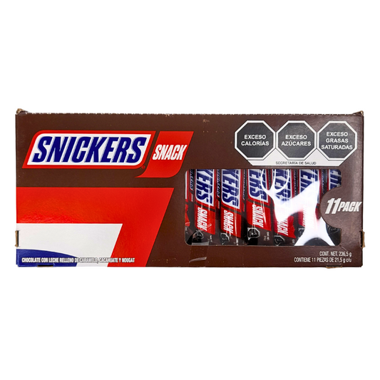 Mars Snickers Snack 11 Piezas