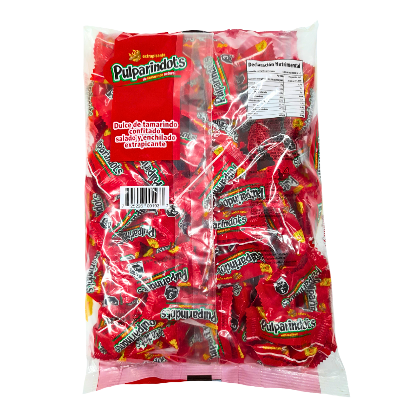 De la Rosa Caramelo Pulparindots 2's Extrapicante 70pz