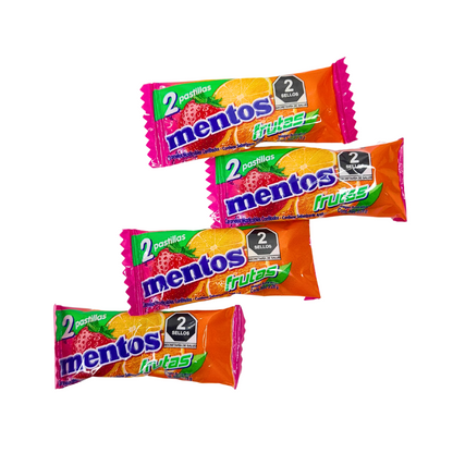 Chupa Chups Mentos Bi-Pack Frutas 40pz