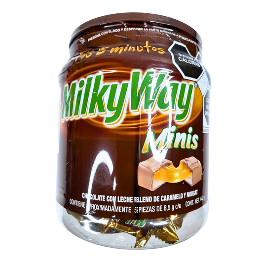 Mars Milky Way Minis Frasco 52 Piezas