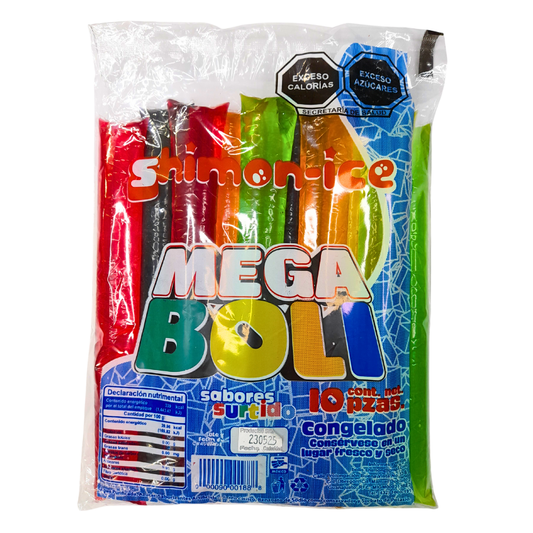 Shimón Mega Boli Frutas 10 Piezas