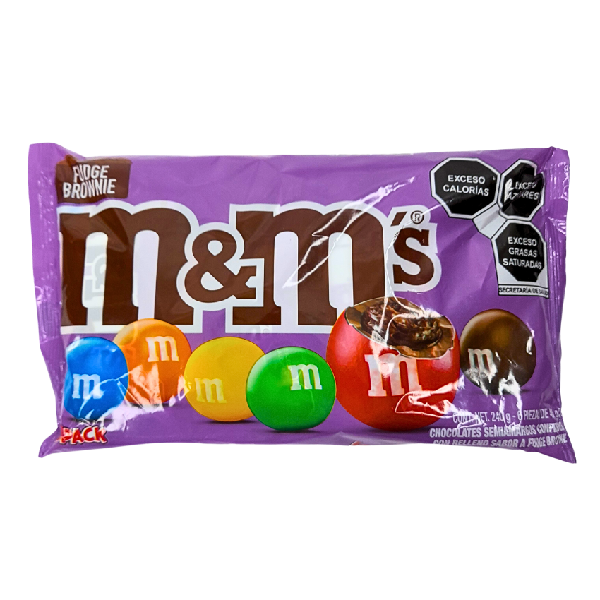 Mars M&M’s Fudge Brownie 6 Piezas