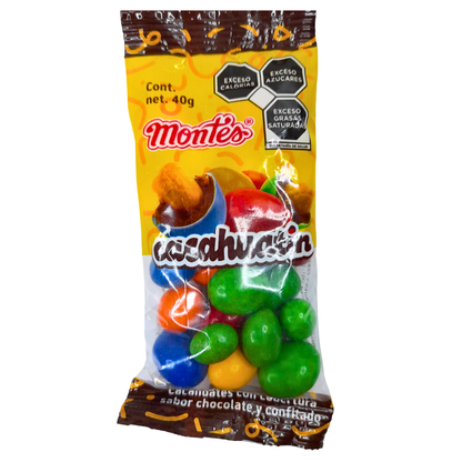 Montes Cacahuatín Cubierto con Chocolate 40gr 10pz