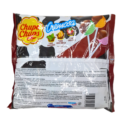 Chupa Chups Paleta Cremosa Chocolate 40pz