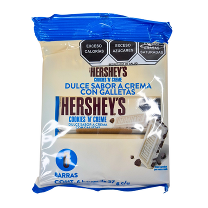 Hershey's Barra Chocolate Cookies'N Creeme 6pz