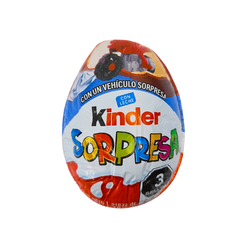 Ferrero Huevito Kinder Sorpresa Vehículos 8 Piezas