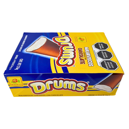 Malvavisco Chocolate Drums de la Rosa 24pz