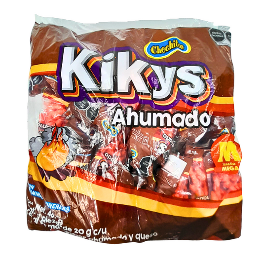 Chechitos Mega Kikys Queso Ahumado 24pz