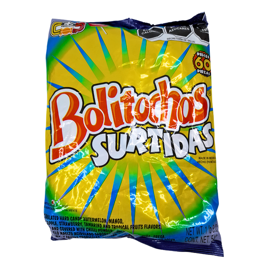 Caramelo Bolitochas Surtidas Candy Pop 60pz