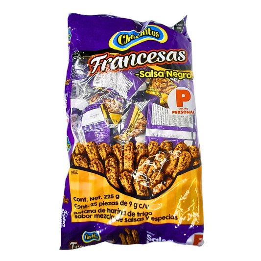 Chechitos Mini Francesas Salsa Negra 25pz