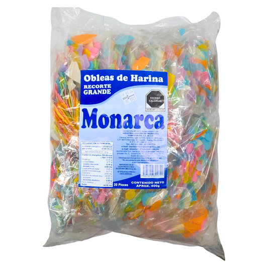 Monarca Oblea Recorte Grande 20pz