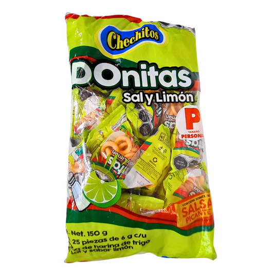 Gonac Botana Donitas Sal y Limón Tamaño Personal 25pz