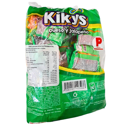 Gonac Botana Kikys Queso y Jalapeño Tamaño Personal 25pz