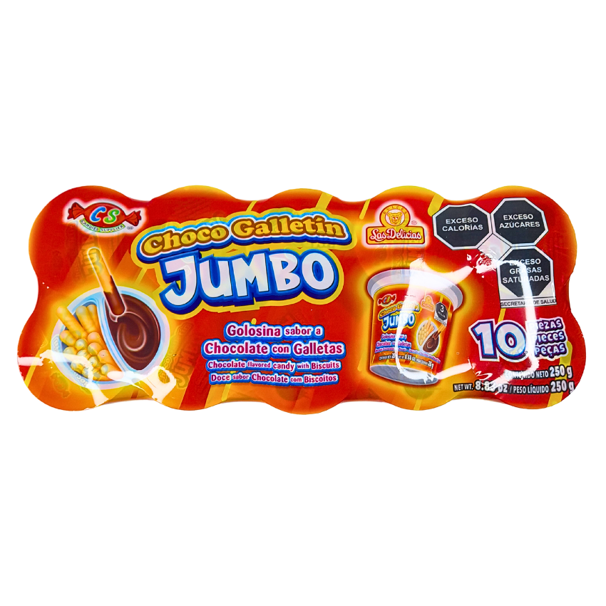 Delicias Choco Galletín Jumbo 10 Piezas