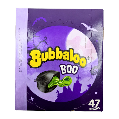 Adams Bubbaloo Chicle Boo Halloween Frutos del Bosque 47 Piezas