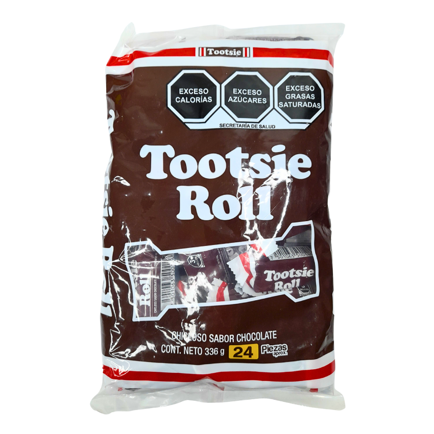 Chicloso Chocolate Roll 24pz | Tootsie | Dulcerías Abarroteras Vázquez ...