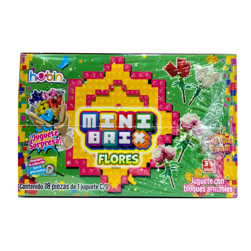 Hubin Mini Brix Flores 18pz