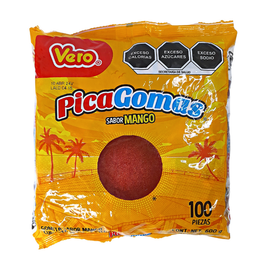 vero goma pica mango cubierta de chile