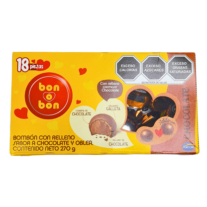 Arcor Bon O Bon Doble Chocolate 18pz