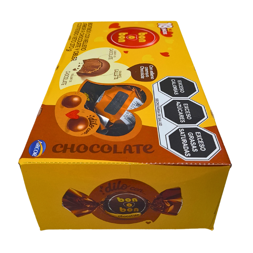 Arcor Bon O Bon Doble Chocolate 18pz