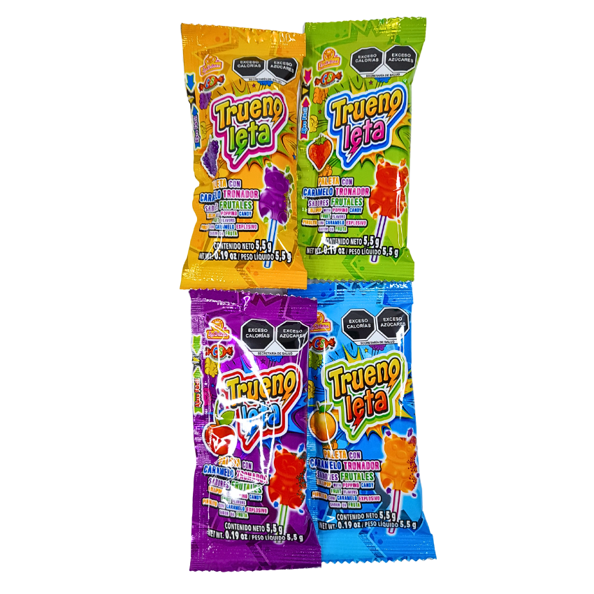 Delicias Paleta Truenoleta 24 Piezas