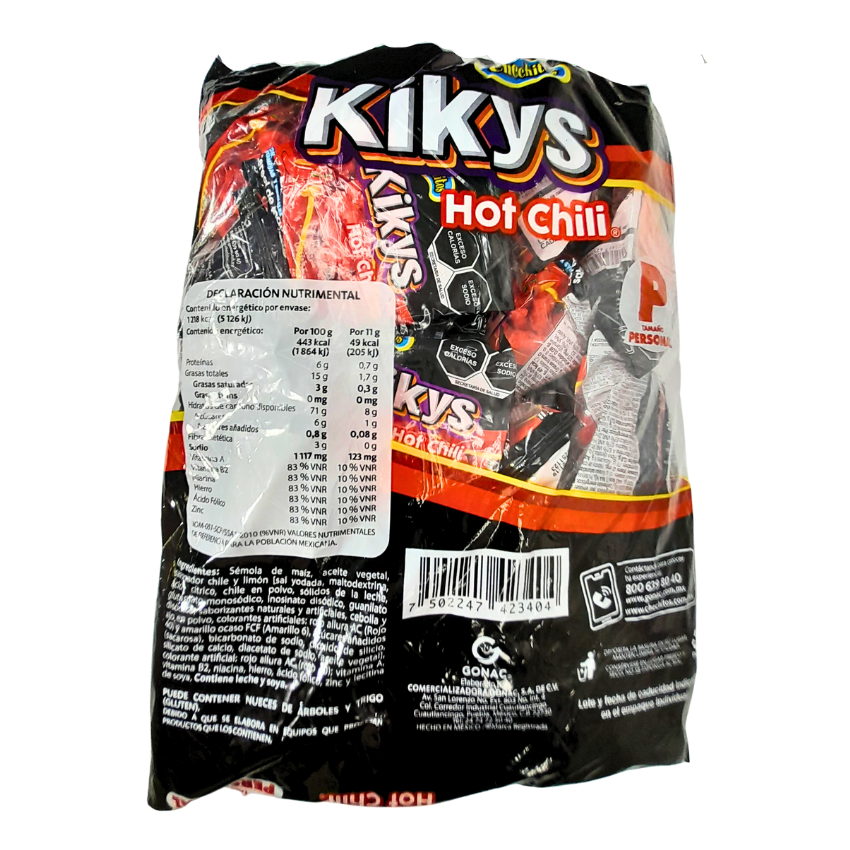 Gonac Botana Kikys Hot Chili Tamaño Personal 25pz