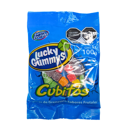 Gomitas Lucky Gummy Cubitos Sobre 100gr