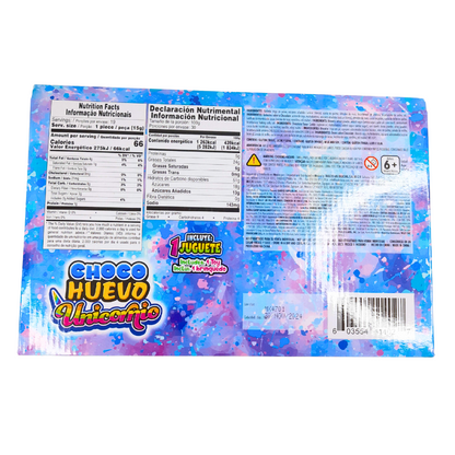 Delicias Choco Huevo Unicornio 24 Piezas