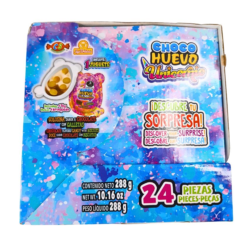 Choco Huevo Sorpresa 24 Piezas, Las Delicias